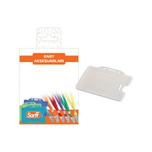 Sarff Şeffaf Sert Kart Kabı Blister - 10adet