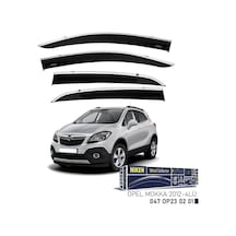 Niken Opel Mokka Cam Rüzgarlığı Krom 4'lü 2012+ Sonrası