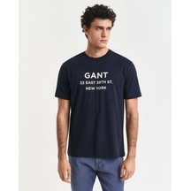 Gant Erkek T-shırt 2003301-433 Lacivert