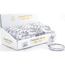 Taşlı İstanbul Tasarımı El Aynası Kalın Alk2494 Renkli