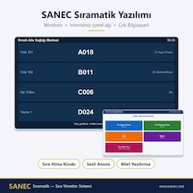 Sanec Sıramatik 19" Hdmı Monitörlü Sıra Çağrı Sistemi
