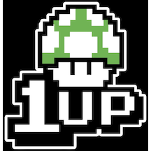 1up Sticker 10x10 Cmrenkli Sticker