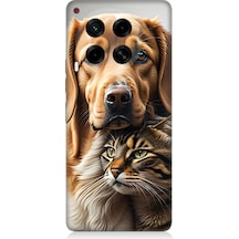 Tecno Camon 30 Uyumlu Dostluk Portresi  Desenli Silikon Kılıf