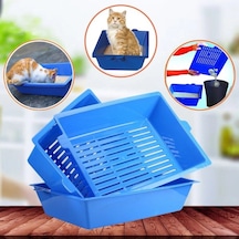 Büro Ev Ofis Evcil Hayvanı İçin 3 Katlı Kedi Tuvaleti