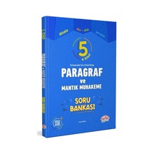 5.Sınıf Paragraf Ve Mantık Muhakeme Soru Bankası Editör Yayınları