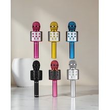 Kablosuz Bluetooth Karaoke Mikrofon Usb Aux Girişli Yüksek Ses Kalitesi