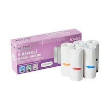 Acton Şipşak Dijital Çocuk Fotoğraf Makinesi Kağıdı Renkli 5li Paket