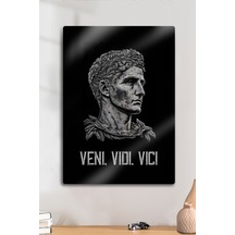 Metal Baskı - Veni Vidi Vici, Motivasyon Mitolojik Heykel Dekoratif Tablo