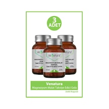 Venatura Magnezyum Malat Takviye Edici Gıda 60 Kapsül 3 Adet