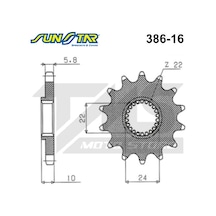 1999-2007 Bmw F 650 Gs Uyumlu Ön Dişli Sunstar 16 Diş (507160397)