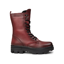 Deery Kadın Bordo Hakiki Deri Postal Bot - Se491zbrde01 Bordo