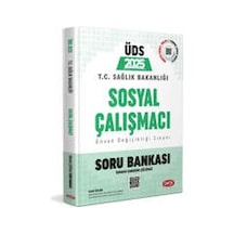 Data Yayınları 2025 T.C. Sağlık Bakanlığı ÜDS Sosyal Çalışmacı Soru Bankası