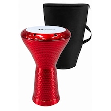 Fransua Dövme Döküm Mısır Darbuka Kırmızı Kılıf Hediyelidir