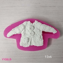 Yy0619 Kolları Açık Örgülü Kazak Silikon Kalıp