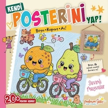 Kendi Posterini Yap Boya Kopart As Sevimli Meyveler