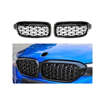 Bmw F30 2012-2018 3.seri Siyah Daimond Ön Panjur-böbrek