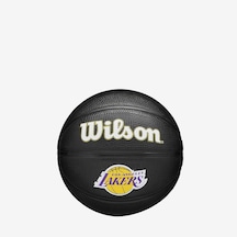 Wilson Mini Basketbol Topu Nba Team Trıbute Mını Black La Lakers Wz4017601xb3