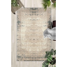 Kaymaz Taban Yıkanabilir Halı Mutfak, Salon, Yatak Odası İçin Modern Dijital Baskı Halı Slnhalı30 - 0102 Çok Renkli