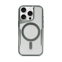 Apple İphone 16 Pro Max Kılıf Boyi Magsafe Silikon Kapak - Yeşil