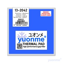 Yuonme Termal Ped / Thermal Pad 2.0mm 1.3W/mK 100X100mm 13-2042