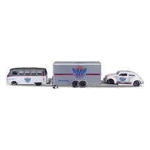 Design Seri Yarış Takımı Römork Ve Araç Set 1/64 Model 1