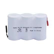 2000mah 3.6v Nicd 3 Lü Yanyana Şarjlı Süpürge Pili