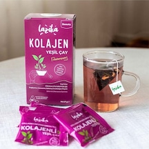 Lazika Kolajenli Yeşil Çay 18 Adet Pla Biyoçözünür Poşet