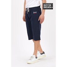 Superlife Süperlife Erkek Büyük Beden N.brooklyn Baskılı Standart &regular Kalıp Şort Spr25bsr089 Lacivert