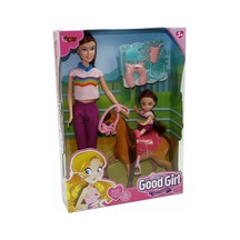 Wg-115162 Kutulu 29cm Atlı Kızı Ve Anne Bebek - Vardem Oyuncak - Uxfo-891826 1 Adet
