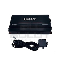 Pilippo Po-1000 1X1000 Watt Mono Class D Oto Amfi