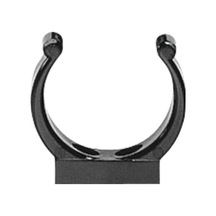 Plastic Support Clip. 16mm. Black