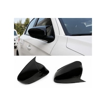 Peugeot 301 2013-2017 Batman Yarasa Ayna Kapağı Parlak Siyah Sportif Yan Ayna Kaplaması