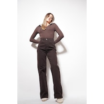 Ckm Moda Hate Straight Pantolon Kahve