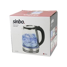 Cam Kettle Su Isıtıcısı 1.8lt Gizli Rezidans 360 Dönebilme Özellik 1850-2200w Sk-8029 5047