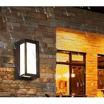 Bahçe Aydınlatması Led Işık 25cm 12w Beyaz Işık 6500k Zita Ultra Bahçe Duvar Aplik Su Geçirmez 4 Işık