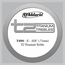 D'addario T2 Titanium Normal Single String T4501 - Mi Tek Tel Kla