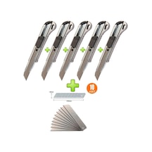 Metal Maket Bıçağı Eko 18 Mm 5 Adet