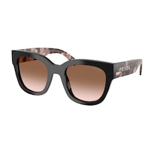 Prada Güneş Gözlüğü Pr C04s 52 28f90p Kahverengi - Leopar