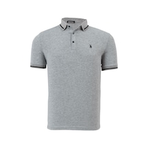 T8586 Dewberry Erkek Polo Yaka T-shırt-gri