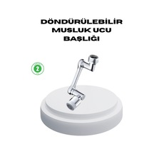 Mey İthalat Dönebilir Musluk Başlığı Lavabo Temizliği Ve El-yüz Yıkamada Maksimum Rahatlık
