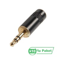 Losen Lc3065-bg 3,5mm Stereo Jack Konnektör 10 Lu Paket