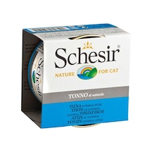 Schesir Ton Balıklı Soslu Konserve Yetişkin Kedi Maması 85 G
