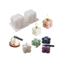 Bubble Mini Mum Kalıbı 2 Adet Beyaz