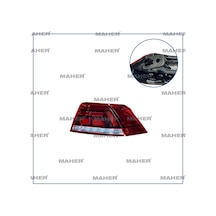 Stop Lambası Passat 2020 Sonrası Led Dış Sağ Oem No:3g5945096e