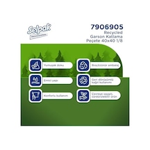 Selpak Professional Recycled Garson Katlama Peçete 50 Yaprak 40x40 1/8, 20'li -