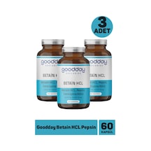 Goodday Betain Hcl Pepsin 60 Kapsül 3 Adet