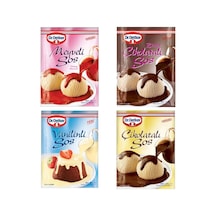 Vanlinli Sos 80 Gr+meyveli Sos 77 Gr+çikolatalı Sos 123 Gr+bitter Çikolatalı Sos 125 Gr 4 Lü Set - 834827348