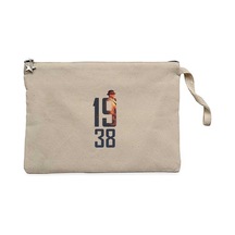 Atatürk 19.38 Özel Seri Krem Clutch Astarlı Cüzdan / El Çantası