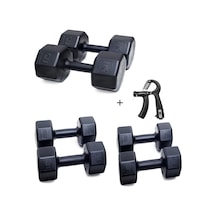 Ps Spor 3 Çift Dambıl Set 3 Kg + 5 Kg + 7 Kg + Ayarlanabilir Sayaçlı El Yayı