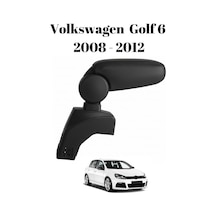 Volkswagen Vw Golf 6 2008 2009 2010 2011 2012 Uyumlu Araca Özel Kolçak Kol Dayama Orta Konsol Siyah